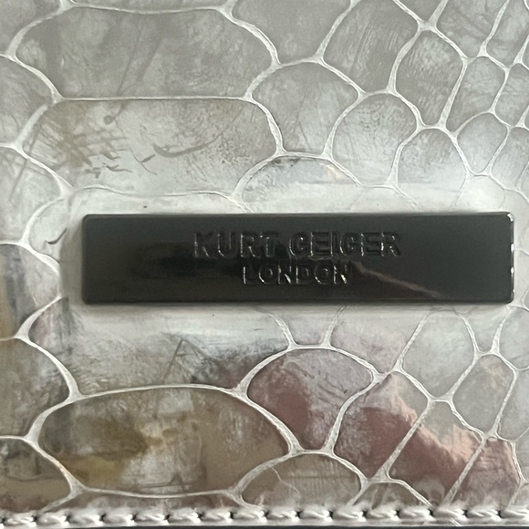Kurt Geiger London Kensington Crossbody Blue and Silver Designer Women's Bag
